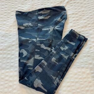 Athleta Blue Camo Leggings